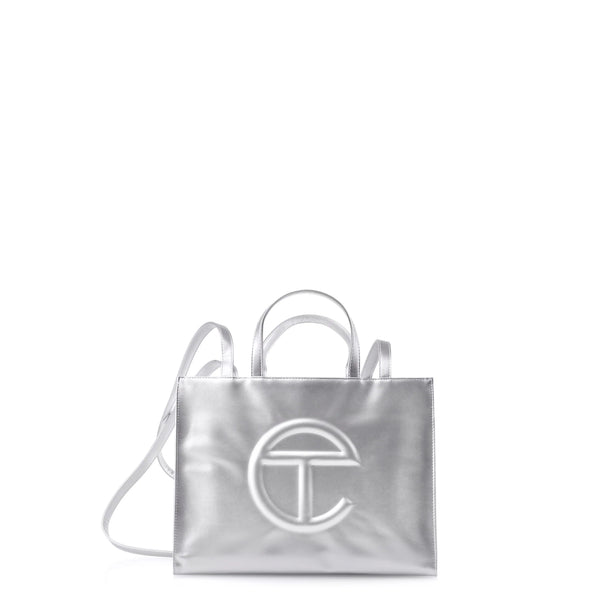 Telfar Shopping Bag - Medium Silver